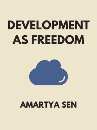 Development as Freedom by Amartya Sen - Book Cover