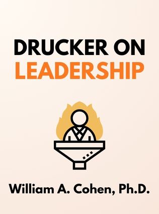 Drucker on Leadership by William A. Cohen, Ph.D. - Book Cover