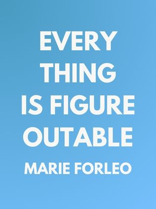 Everything Is Figureoutable by Marie Forleo - Book Cover