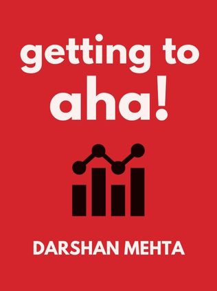 Getting to Aha! by Darshan Mehta - Book Cover