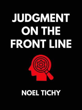Judgment on the Front Line by Noel Tichy, - Book Cover