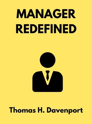 Manager Redefined by Thomas H. Davenport - Book Cover