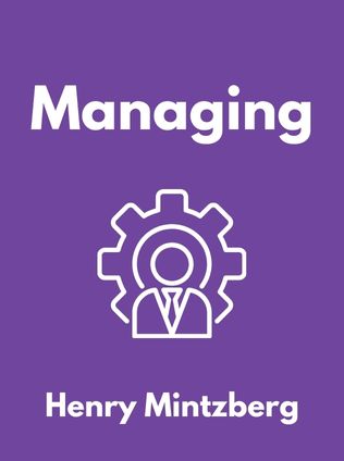 Managing by Henry Mintzberg - Book Cover
