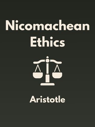 Nicomachean Ethics by Aristotle - Book Cover