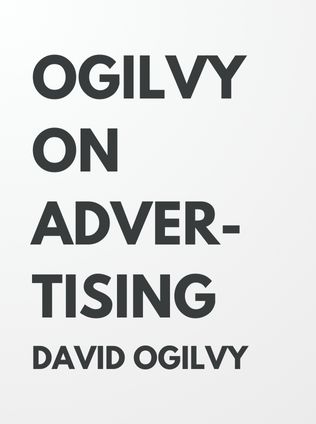 Ogilvy On Advertising by David Ogilvy - Book Cover