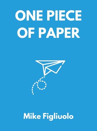 One Piece of Paper by Mike Figliuolo - Book Cover