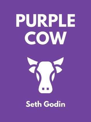Purple Cow by Seth Godin - Book Cover