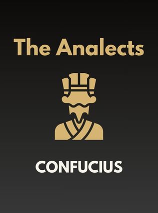 The Analects by Confucius - Book Cover