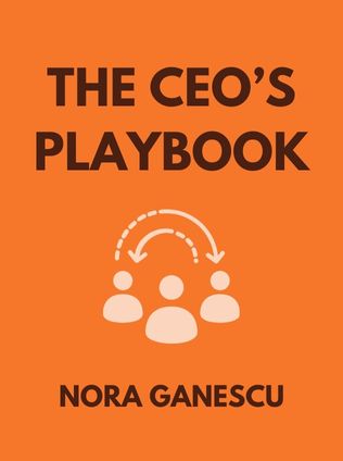 The CEO’s Playbook by Nora Ganescu - Book Cover