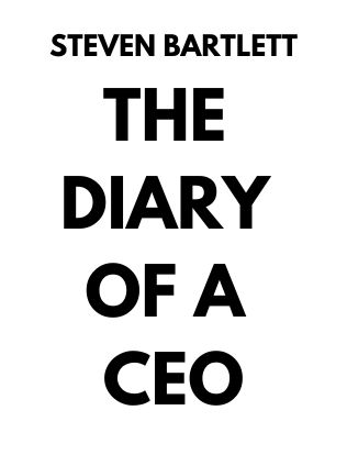 The Diary of a CEO by Steven Bartlett - Book Cover