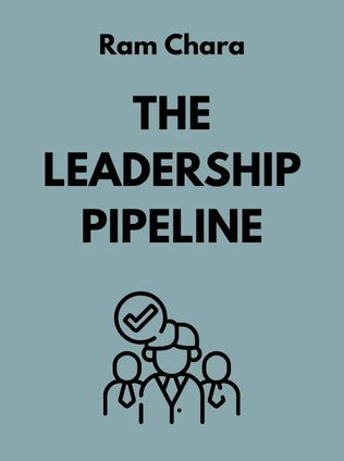 The Leadership Pipeline by Ram Charan, - Book Cover