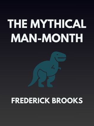 The Mythical Man-Month by Frederick Brooks - Book Cover